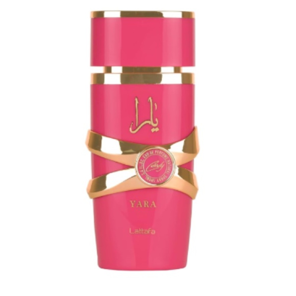 Lattafa Yara Candy Eau de Parfum for Women, 3.40 Ounce / 100 ml, New